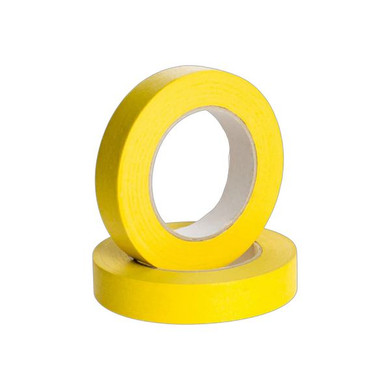 Eds Auto Masking Tape Yellow 18Mm X 50M Sleeve Of 12