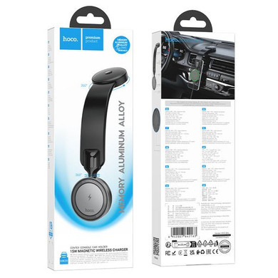 Hoco 15W Magnetic Wireless Charging Phone Holder for Dashboard (HW29) 