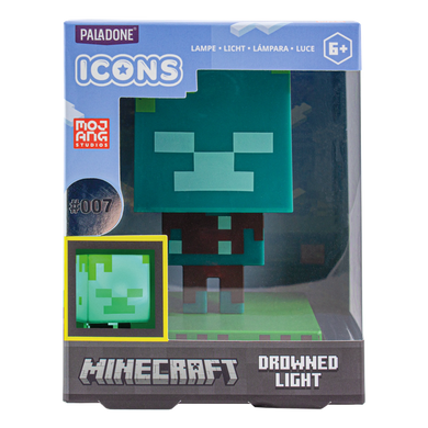 Minecraft Drowned Zombie Icon Light