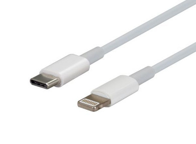 DYNAMIX 3m USB-C to Lightning Charge & Sync Cable. For Apple iPhone, iPad, iPad mini & iPods. Built-in Overcharge/Short Curcuit Protection. *Not MFI Certified* 