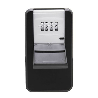 DYNAMIX XL LED Portable Key Storage Wall Mount Security Safe. 4-Digit Resettable LED Dials for Better Visibilty in the Dark, Solid Metal Construction. Battery: CR2032 x 1pc (Excluded)