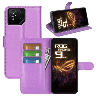 Asus Rog Phone 9      Pu Wallet Case    [Purple]