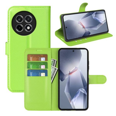 Oneplus 13R 5G      Pu Wallet Case    [Green]