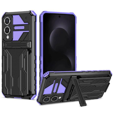 Galaxy S25 Edge      Heavy Duty Case    [Purple]