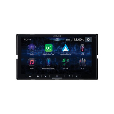 Alpine Head Unit 7" Ultra Shallow Wired Carplay & Andriod Auto
