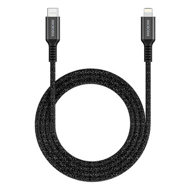 Microdia Execable Tweed Pd60W 1.3M Usb-C To Lightning Cable - Charcoal