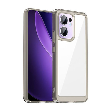Oppo Reno 13 F 5G      Soft Gel Case    [Clear Grey]