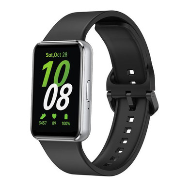 Samsung Galaxy Fit 3      Silicone Strap   [Black]
