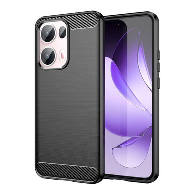 Oppo Reno 13 Pro 5G      Carbon Fibre Case    [Black]