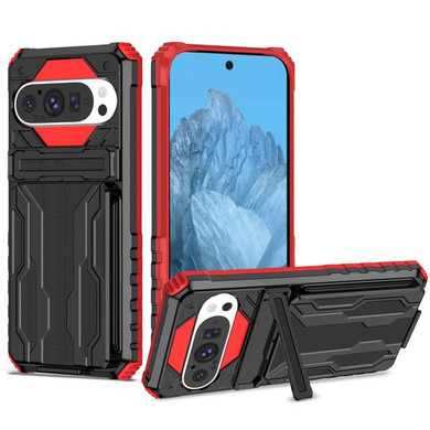 Google Pixel 9 Pro      Heavy Duty Case    [Red]