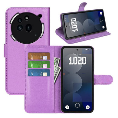 Nothing Phone (3A) Pro Pu Wallet Case [ Purple ]