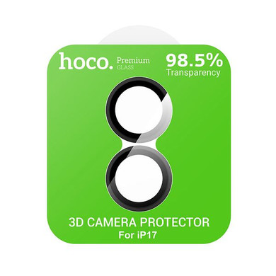 Hoco Premium Ultra HD Camera Lens Protector w/ Metallic Ring, CSG Anti Glare Lens (V14) - [ iPhone 17 ]