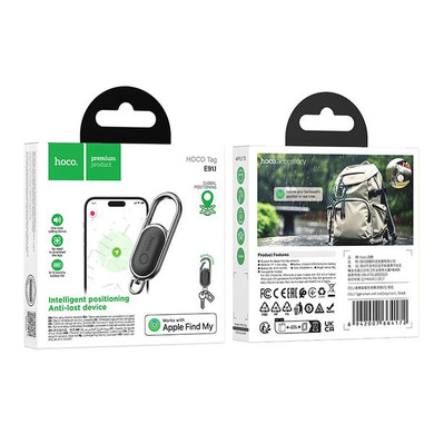 Hoco Smart Wireless Tracker Tag w/ 9-12 Months Battery Life, Key Chain (E91J)