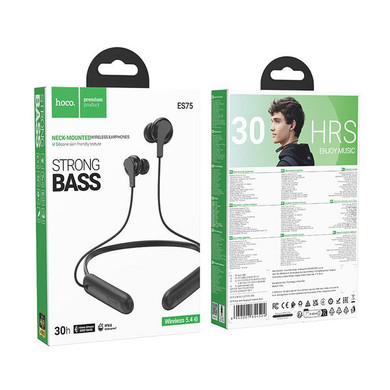 Hoco Sports Bluetooth Earphone w/ Strong Bass, 30 Hours, IPX4 Waterproofing (ES75)