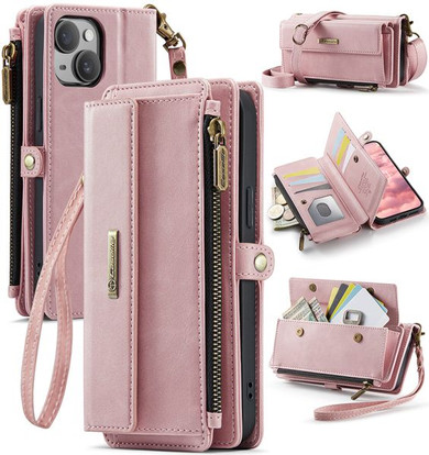 Iphone 14      Crossbody Wallet    [Pink]