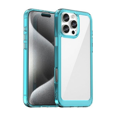 Iphone 16 Pro Max      Soft Gel Case    [Clear Blue]