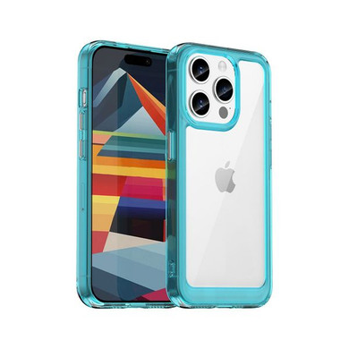 Iphone 15 Pro      Soft Gel Case    [Clear Blue]