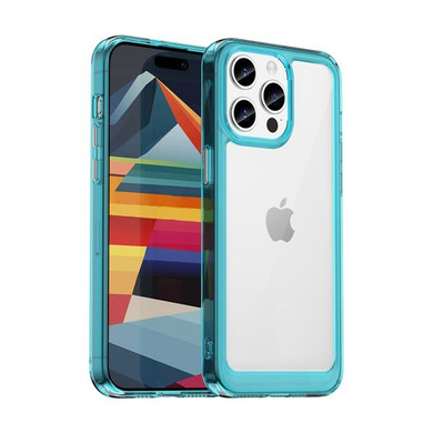 Iphone 15 Pro Max      Soft Gel Case    [Clear Blue]
