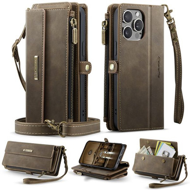 Iphone 14 Pro      Crossbody Wallet    [Coffee]