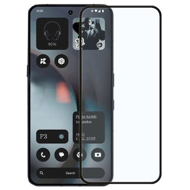 Nothing Phone (3A) Pro         Premium Full Cover Glass Screen Protector [Black]
