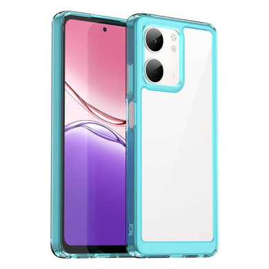 Oppo A5X      Soft Gel Case    [Clear Blue]