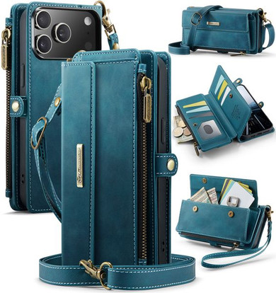 Iphone 17 Pro      Crossbody Wallet    [Teal]