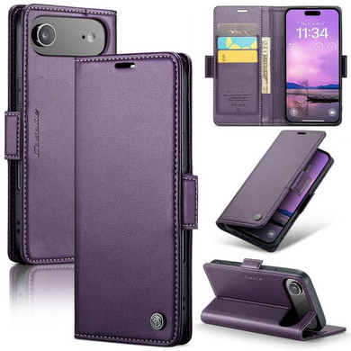 Iphone 17 Air      Pu Wallet Case    [Purple]