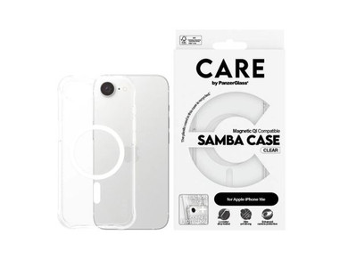 CARE by Panzer Samba Case (MS) - iPhone 16e - Clear