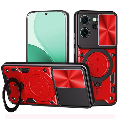 Oppo Reno 14 F 5G      Ring Kickstand Case    [Red]