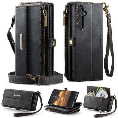 Samsung Galaxy S24 Plus      Crossbody Wallet    [Black]