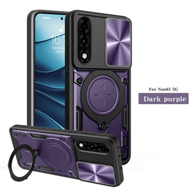 Oneplus Nord 5      Ring Kickstand Case    [Purple]