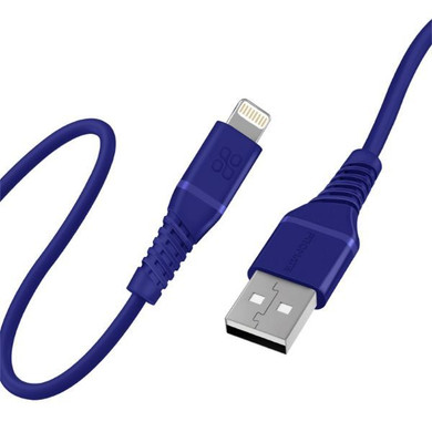 PROMATE 1.2m MFI Certified USB-A to Lightning Data & Charge Cable Blue (POWERLINEAI120BL)
