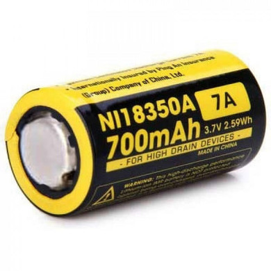 Nitecore NI18350A 700mAh battery