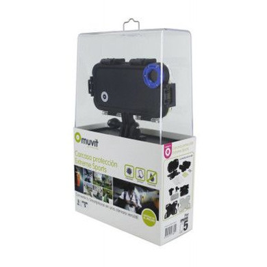 Muvit Sport Extreme Case iPhone 5/5S Plus Support Pack: Surf, Handlebar & Helmet