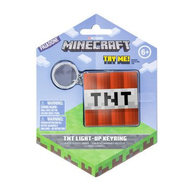 Paladone Minecraft TNT Light Up Keyring