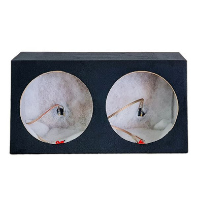 Subwoofer Box For 2 X 12 Sub Double Black SB212