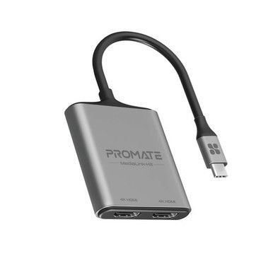 Promate 4K USB-C Connector to Dual HDMI Adapter MEDIALINK-H2