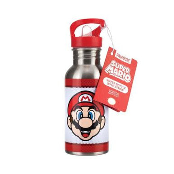 Paladone Super Mario Metal Water Bottle
