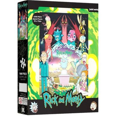 impact merch Impact Merch Rick and Morty Season 4 Puzzle