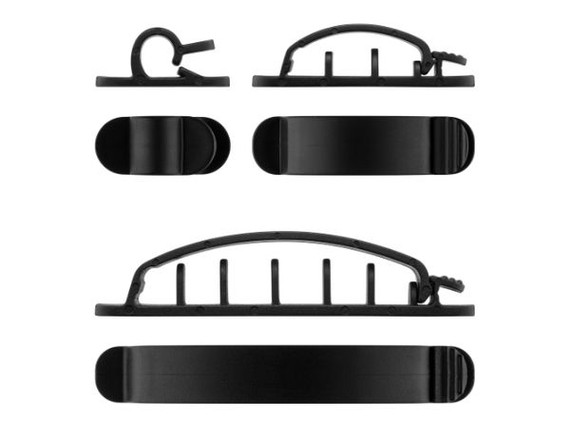Goobay Cable Management Clip SET 6-pcs black