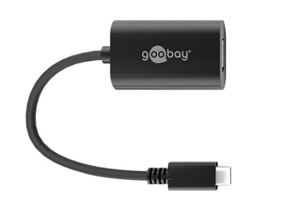 Goobay USB-C DispPort adapt (4k 60 Hz) black  0.2m