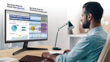 Samsung 24" T45F LED Monitor LF24T450FQEXXY