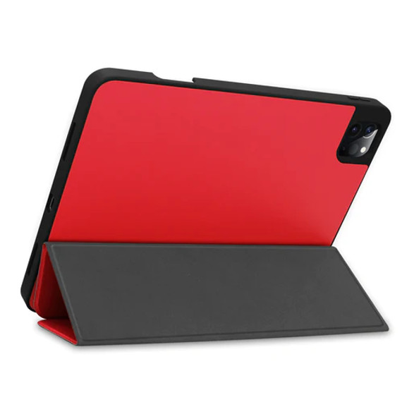 iPad Pro 11" 2020 (2nd Gen) Tri-Fold Pen Holder (Red) Pen Holder Case
