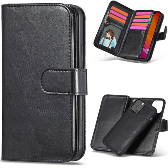 iPhone 13 Pro Max Double Wallet (Black) Double Wallet Case