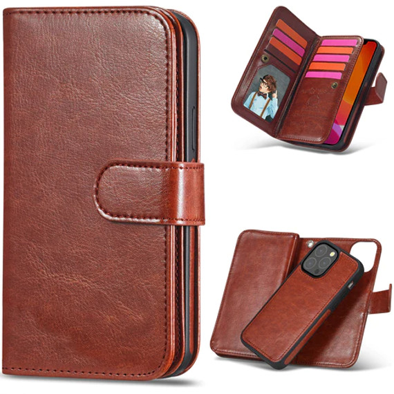 iPhone 13 Pro Double Wallet (Brown) Double Wallet Case