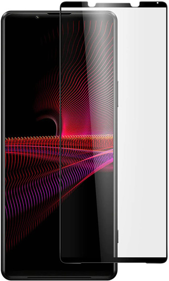 Sony Xperia 1 III Glass Screen Protector Full Cover (Black) Full Cover Flat Glass