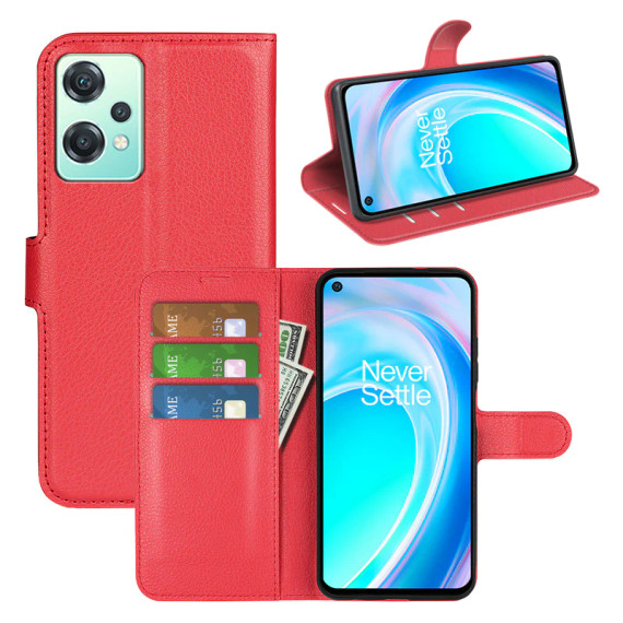 OnePlus Nord CE 2 Lite PU Wallet Case
Red