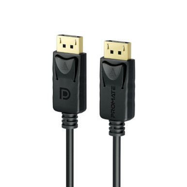 PROMATE 3m 1.4 DisplayPort Cable. Supports HD up to 8K@60Hz. Supports 32.4Gbps Data Transfer Speeds. Built-in Secure Clip Lock. Supports Dynamic HDR & 3D Video. OCT MONSTER SALE SAVE UP TO 30% OFF