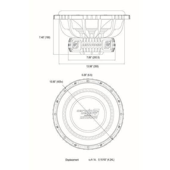 Cerwin Vega 15" Vmaxx Series 2 Ohm Dvc Subwoofer 3000W Max