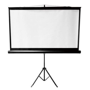 BRATECK 112'' Projector Screen, with Tripod. 1:1 Aspect ratio. 2m x 2m (WxH).    PSDB112